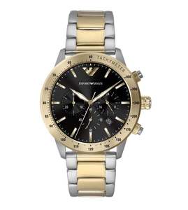 Emporio Armani Mens Watches: Emporio Armani Chronograph Two-Toned Men's Watch AR11521