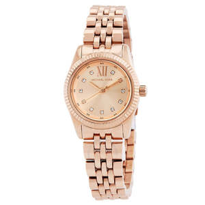 Michael Kors Lexington Quartz Rose Gold Dial Ladies Watch - MK4739