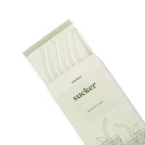 Sucker Drinking Clear Straw