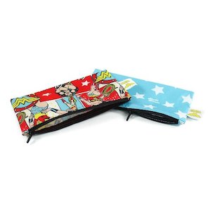 Bumkins DC Comics Small Snack Bag 2pk - Wonder Woman