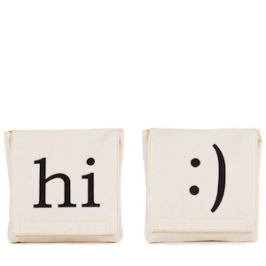 Fluf Organic Cotton Hi Snack Bag 2 Pack