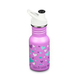 Drink Bottles 350 380ml: Klean Kanteen Orchid Hearts 355ml Klean Kanteen Orchid Hearts 355ml