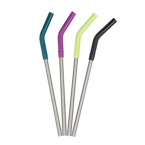 Klean Kanteen 4 Piece Stainless Straw Set