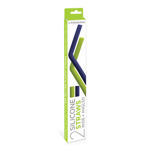 U-Konserve Silicone Straw 2pk - Lime & Navy U-Konserve Silicone Straw 2pk - &hellip;