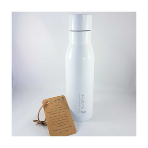 GoodLife Craddock Bottle 500ml - White Stainless Steel