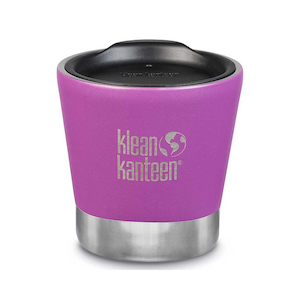 Klean Kanteen Insulated Stainless Steel 237 Cup with Lid - Berry Bright