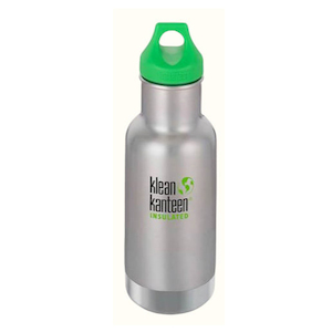 Klean Kanteen Insulated Classic 355ml with Loop Lid - Brushed Stainless