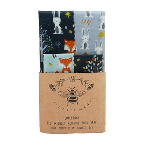 ECO Lunchware: LilyBee Wrap Lunch Pack - Through the Woods