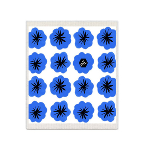 NIL Eco Dishcloth - Blue Flower