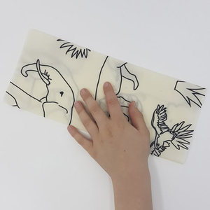 Munch Kids Natural Beeswax Food Wrap (Medium Twin)
