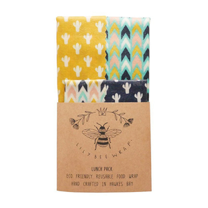 ECO Lunchware: LilyBee Wrap Lunch Pack - Azure Skies