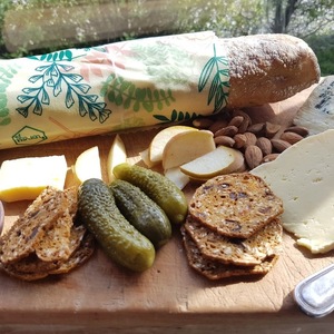 Food Wraps – Eco Friendly Water Bottles & LunchWare: Honeywrap Supersize Botanical - Single