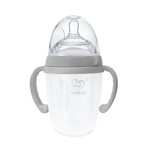 Haakaa Generation 3 Silicone Baby Bottle 250ml Grey