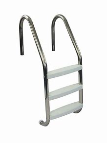 Pool Kits: Paramount Pools Inground Ladder stainless steel
