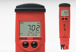 Hanna: Hanna -  HI98128 pH/Temperature Tester with 0.01 pH Resolution - pHep®5