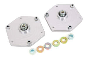 Porsche 911 Type 996 Models Performance And Motorsport: Rennline Sealed Bearing Front Camber Plates (pair) - Porsche 996 Carrera 2 / 986 Boxster