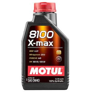 Porsche 911 Type 996 Model Service And Maintenance Parts: Motul 8100 X-MAX 0W-40 Motor Oil