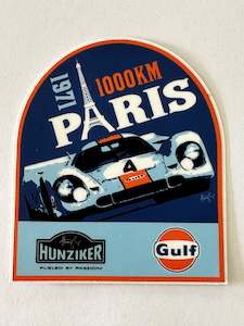 Hunziker 1971 Paris 1000km Gulf Sticker