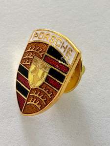 Accessories: Porsche Crest Lapel Badge / Pin