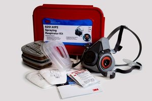 Products: 3M A1P2 Half Face Reusable Respirator Kit 6000 Series for Spraying & Organic Vapour - Waterford Painting & Trade Supplies