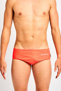 Engine Briefs Male: Engine Club Cut Pool - Fluro Red