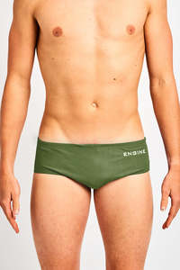 Engine Briefs Male: Engine Club Cut Pool - Army