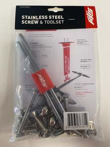 Accessories: Axis Stainless Steel Screw and Tool Set