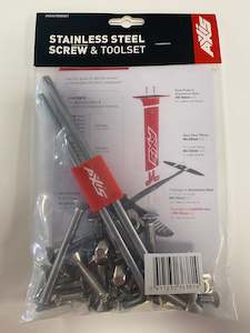 Accessories: Axis Stainless Steel Screw and Tool Set