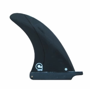 Fin 7.5" Classic Fibreglass Black Gloss