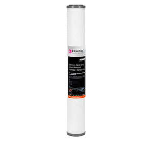 Filtration: Puretec Carbon Block Filter 20" Std 10mic