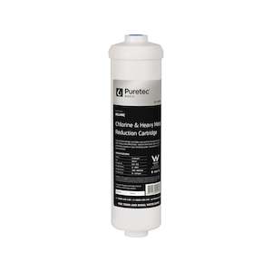 Puretec Inline Fridge Filter Cartridge, 10 1/4