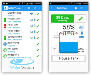 Water Tanks: Water Vision Cloud Subscription - Lifetime