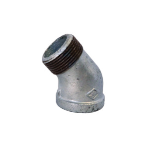 Galv Fittings: Galvanised Elbow 45* Male x Female