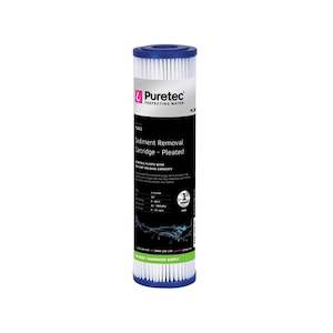 Puretec Pleated Sediment Filter 10" Std 1mic