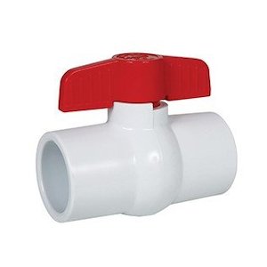 Ball Valves: PVC Compact Ball Valve Slip Connection 20-50mm