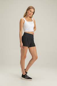 Tops: Tank Top Cropped Ribbed