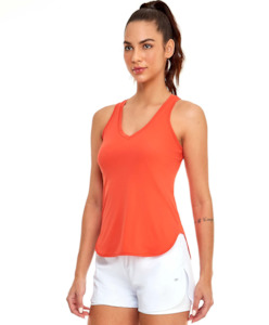 Tops: Tank Top Fit Elongated V-neck