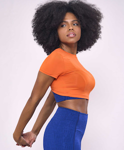 Tops: Cropped T-shirt Back Detail