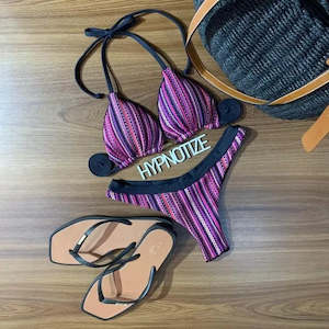 Bikini: Bikini Andrieli Purple Crochet