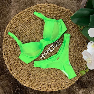 Bikini: Bikini Catiele Lurex Acid Stripes