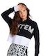 Blouse Long Sleeve Donna Black - Vestem