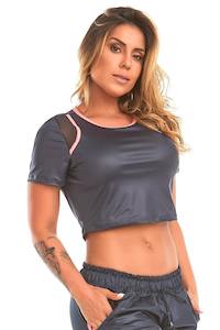 Jackets: Cropped Blouse Blue Splendid Caju Brasil