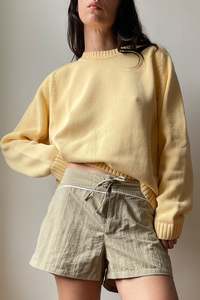 Sweatshirts Knits: Butter Cotton Knit Jumper - XL