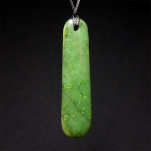 Products: New Zealand jade drop pendant Wayne Costar Jade Carver