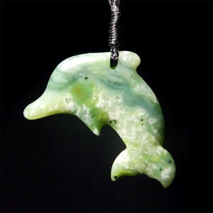 Jade Dolphin Pendant Wayne Costar Jade Carver