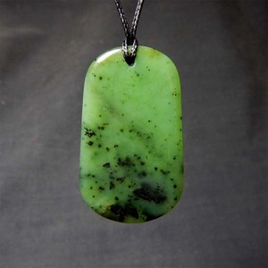 Jade drop pendant Wayne Costar Jade Carver