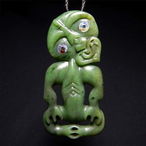 Products: New Zealand Jade Hei Tiki Wayne Costar Jade Carver