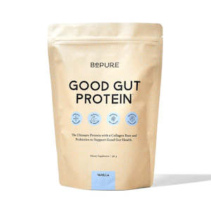 Immune System: BEPURE GOOD GUT PROTEIN VANILLA REFILL POUCH 536G