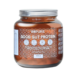 BEPURE GOOD GUT PROTEIN VANILLA GLASS JAR 536G