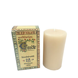 Products: meditation candle small 40hrs